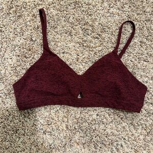 ALO Yoga Deep Red Bralette